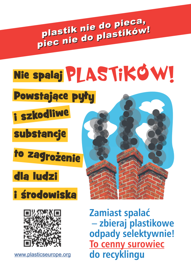 Stop plastik plakat