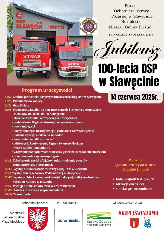 100 lat Osp Sławęcin