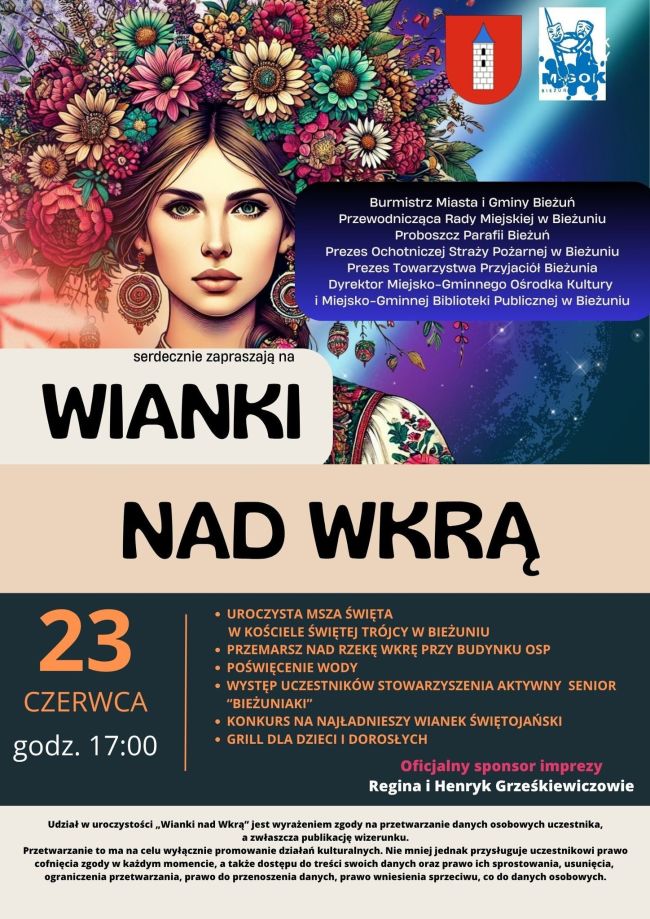 Plakat Wianki nad Wkrą