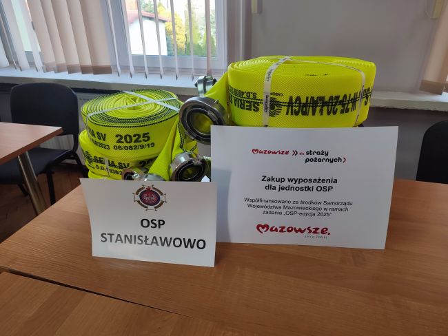 OSP Stanisławow Mazowsze dla straży pożarnych