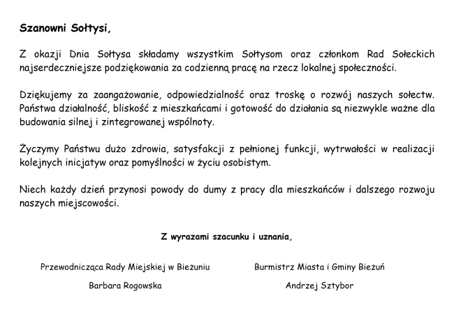 Dzień Sołtysa 2026