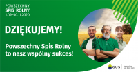 Dziękujemy! Spis rolny to nasz wspólny sukces!