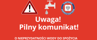 KOMUNIKAT NR 16/2025 Państwowego Powiatowego Inspektora Sanitarnego w Żurominie z dnia 9 października 2025 r.  w sprawie jakości wody przeznaczonej do spożycia przez ludzi z wodociągu publicznego Bieżuń