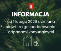 Zawiadomienie o wysokości opłaty za gospodarowanie odpadami komunalnymi dla właściciela nieruchomości